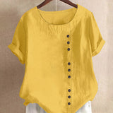 Claire | Entspannte Bluse mit Knopfdetails