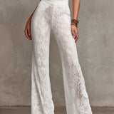 Isabella Key-Hole Spitze Halter Jumpsuit