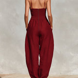Scarlett Hochtaillierter Jumpsuit