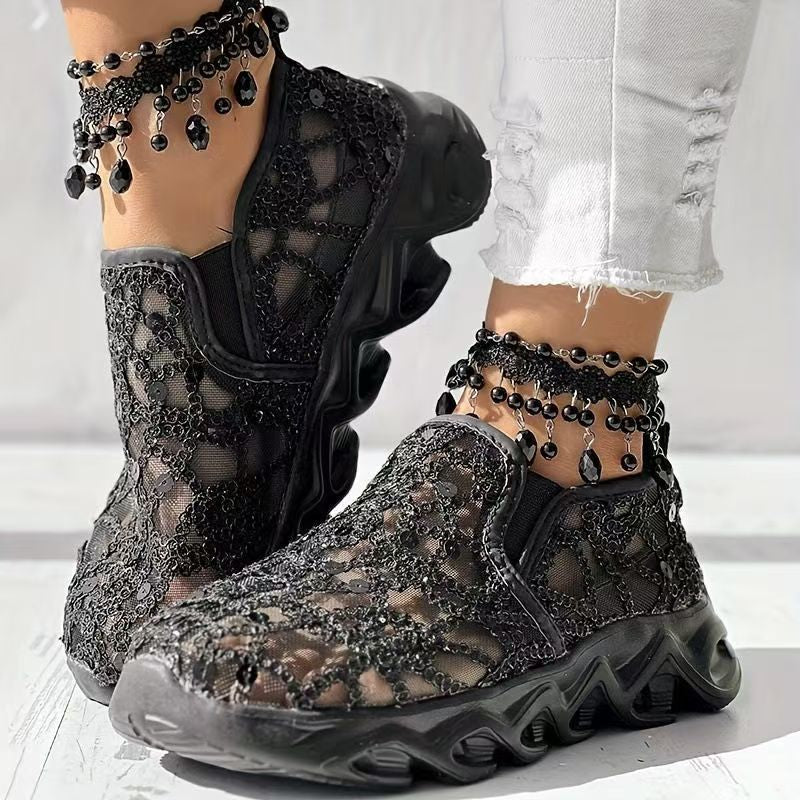 LÉONIE | CHIC FLORALE DAMEN-SNEAKER