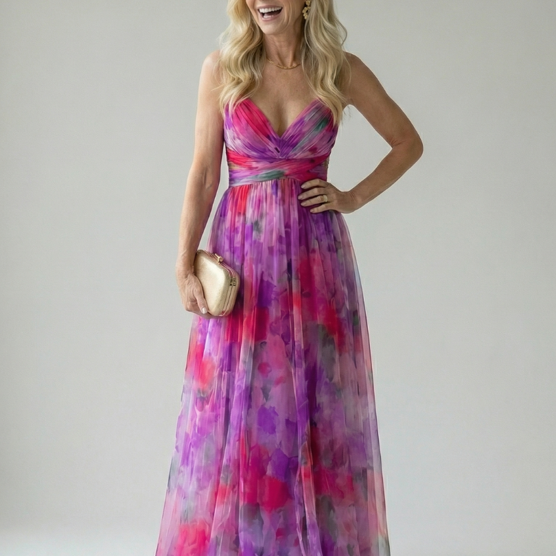 Isel | Soft Wrap Maxikleid