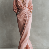 Maxikleid mit V-Ausschnitt