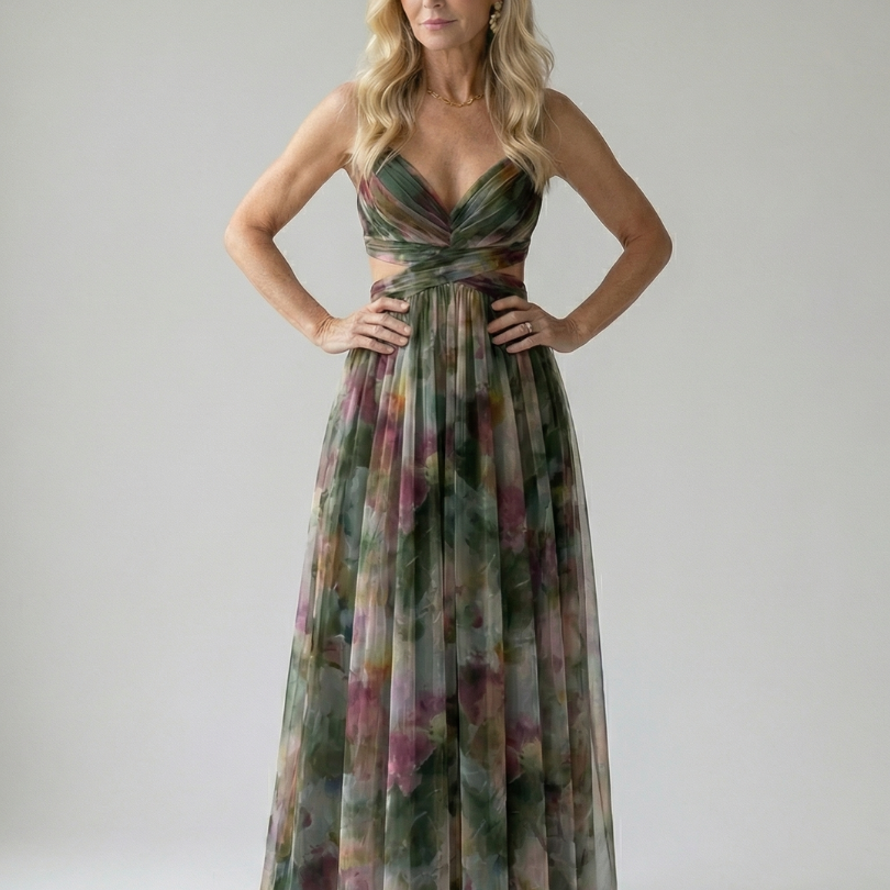 Isel | Soft Wrap Maxikleid