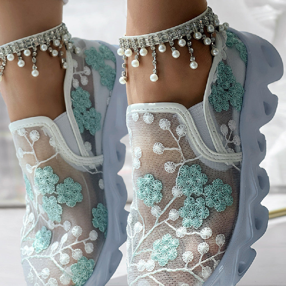 LÉONIE | CHIC FLORALE DAMEN-SNEAKER