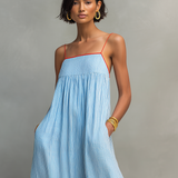 Azure | Azurblaues Kleid