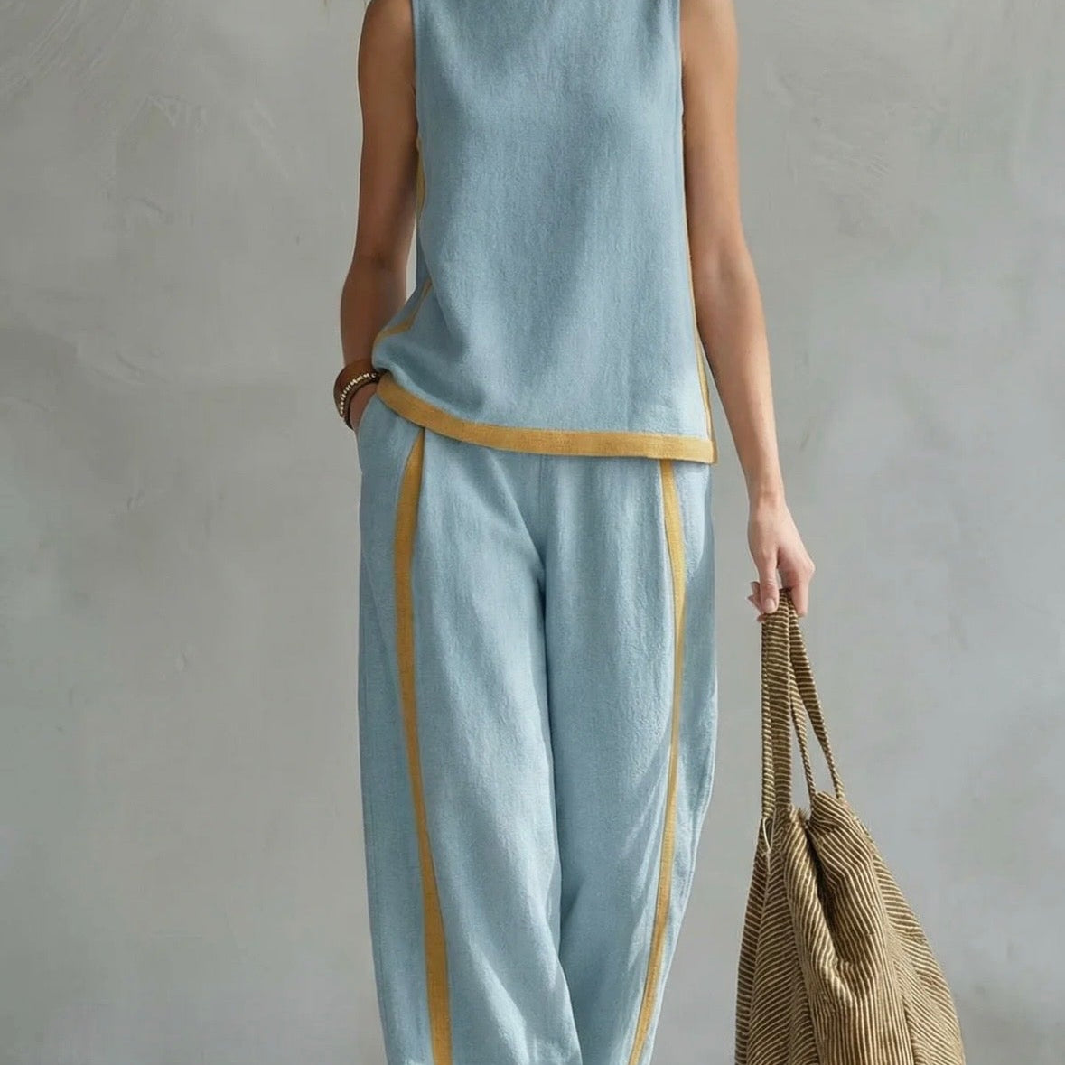 Shania™ Lässiges-Chic Zweiteiliges Set