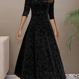 Nicola™ Elegantes Samtkleid