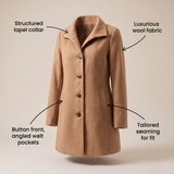 Serena | Eleganter Wollmantel