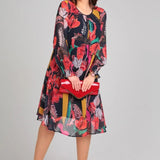 Florinda™ Elegantes Blumenkleid