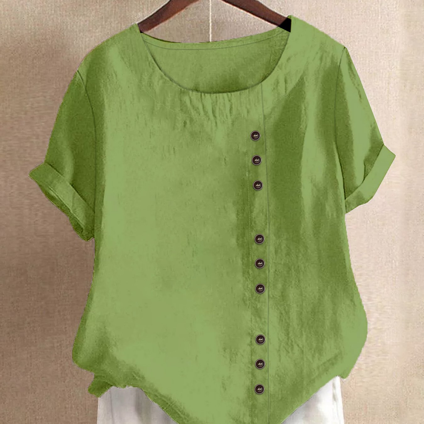 Claire | Entspannte Bluse mit Knopfdetails