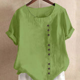 Claire | Entspannte Bluse mit Knopfdetails