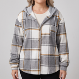 Highland | Karierter Kapuzenmantel