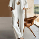 Emmy™ Eleganter Kurzarm-Overall