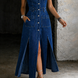 Camille | Offene Front Weste Kleid