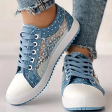 CARA | ELEGANTE DAMEN-SNEAKER MIT FLORALEN DETAILS