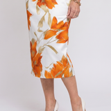 Zinnara | Halter Neck Blumenmuster Midi-Kleid