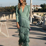 Elegantes Fransen-Kleid
