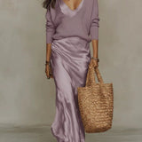 Elena | Midi-Kleid mit enthaltenem Pullover