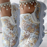 LÉONIE | CHIC FLORALE DAMEN-SNEAKER