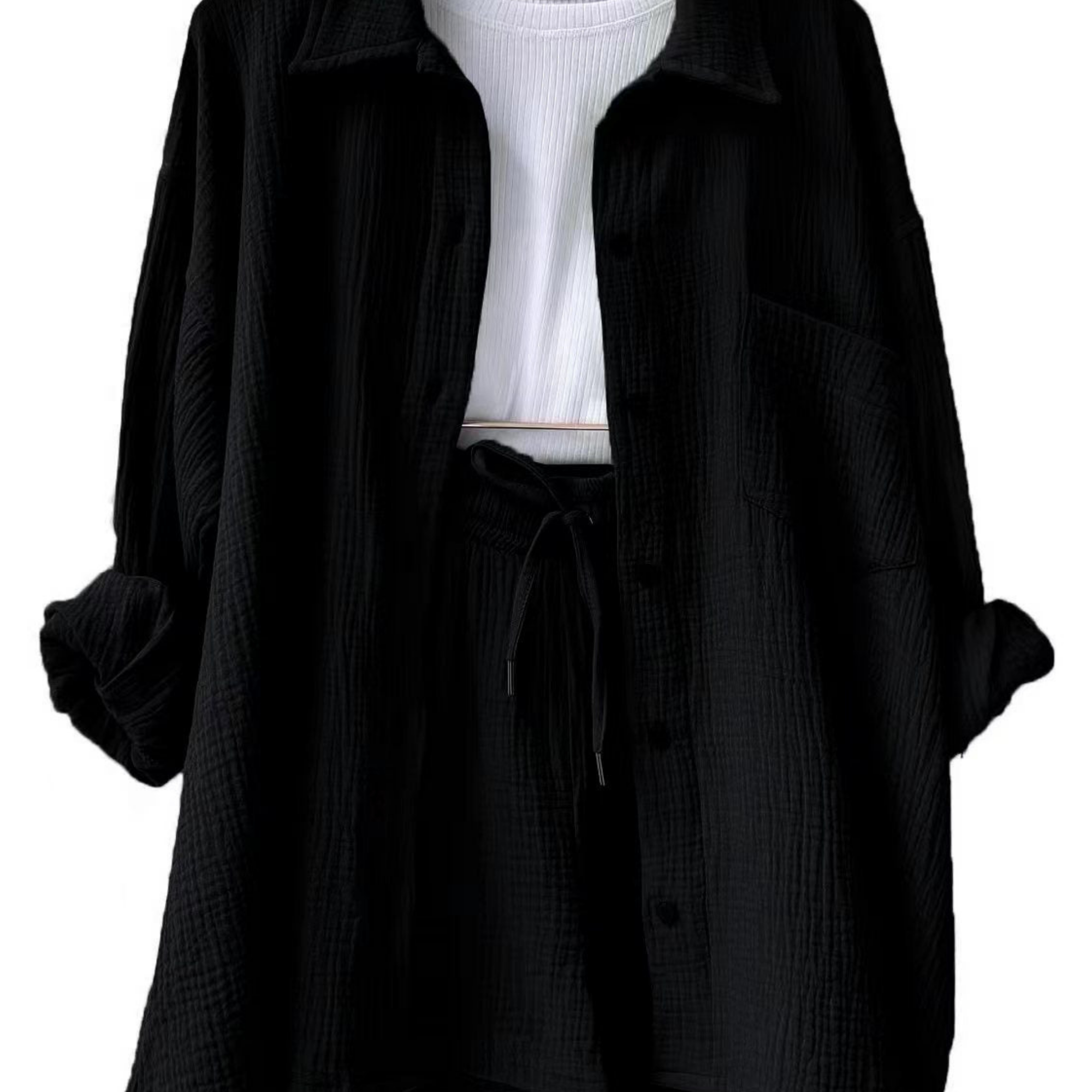 VICTORIA | ZWEITEILIGES HEMD-SHORTS-SET