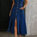 Camille | Offene Front Weste Kleid