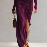 Rhianna™ Elegantes Maxikleid + Ärmel