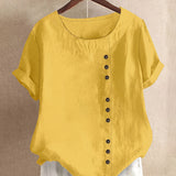 Claire | Entspannte Bluse mit Knopfdetails