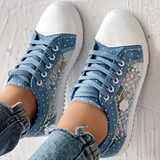 CARA | ELEGANTE DAMEN-SNEAKER MIT FLORALEN DETAILS