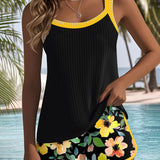 Thea | Zweiteiliges Elegantes Tankini-Set