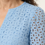 Brielle | V-Ausschnitt Kurzarm Tiered Midi Kleid