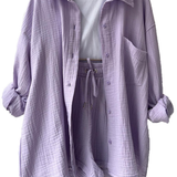 VICTORIA | ZWEITEILIGES HEMD-SHORTS-SET
