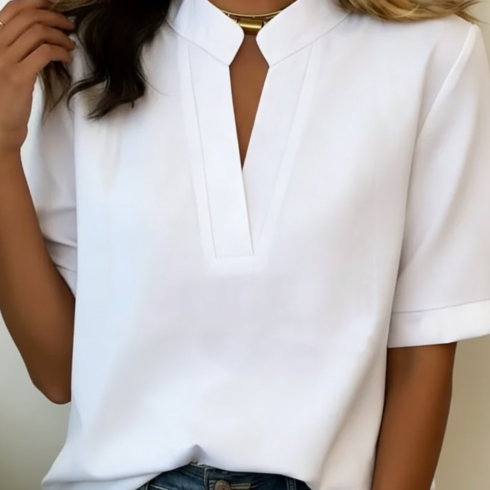 Colette | Elegante Bluse mit Raffiniertem Kragen