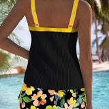 Thea | Zweiteiliges Elegantes Tankini-Set