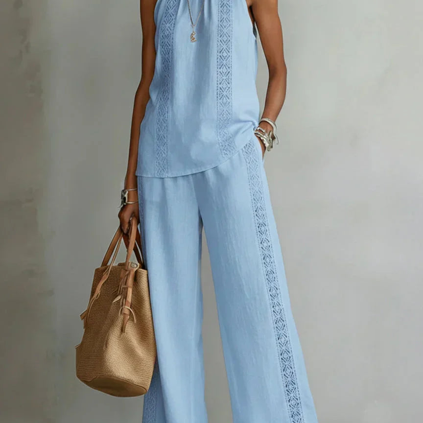 Camilla | Elegantes Halter-Zweiteiler-Set