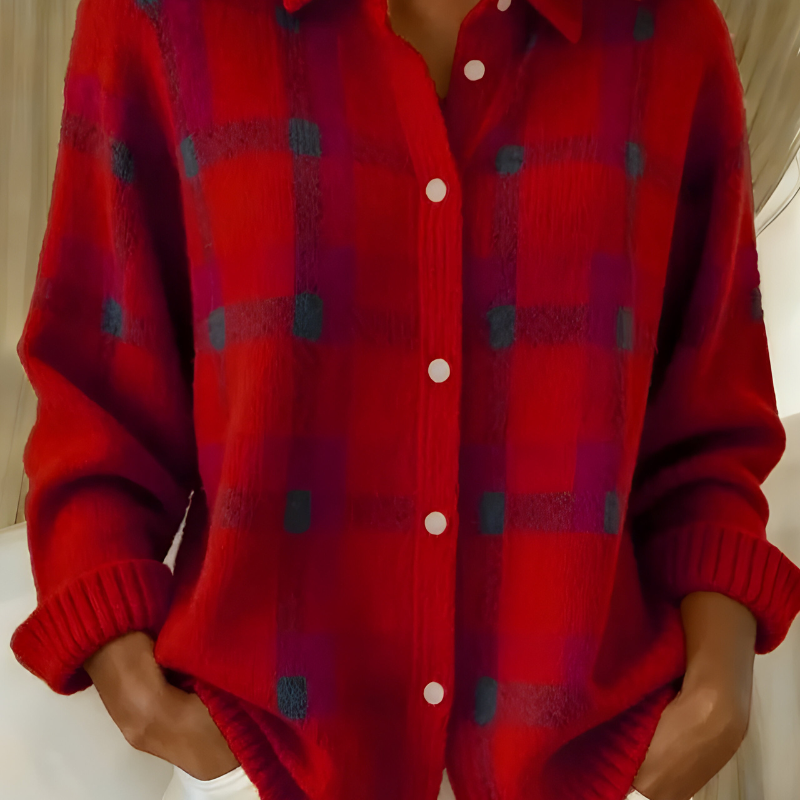 Anne | warme karierte Bluse