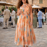 Elin | Weiches Halter Midi-Kleid