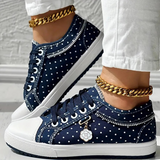 CARA | ELEGANTE DAMEN-SNEAKER MIT FLORALEN DETAILS