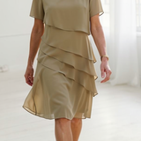 Juliette | Elegantes, fließendes Kleid mit Rüschen