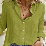 Brielle | Elegante Relaxed Button Bluse