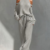 Alessia | Off-Shoulder Zweiteiliges Sommer-Set