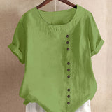 Claire | Entspannte Bluse mit Knopfdetails