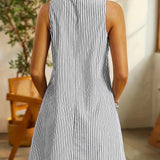 Avery | Gestreiftes Schickes Kleid