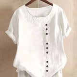 Claire | Entspannte Bluse mit Knopfdetails