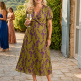 Virel | Entspanntes Blumenkleid Midi