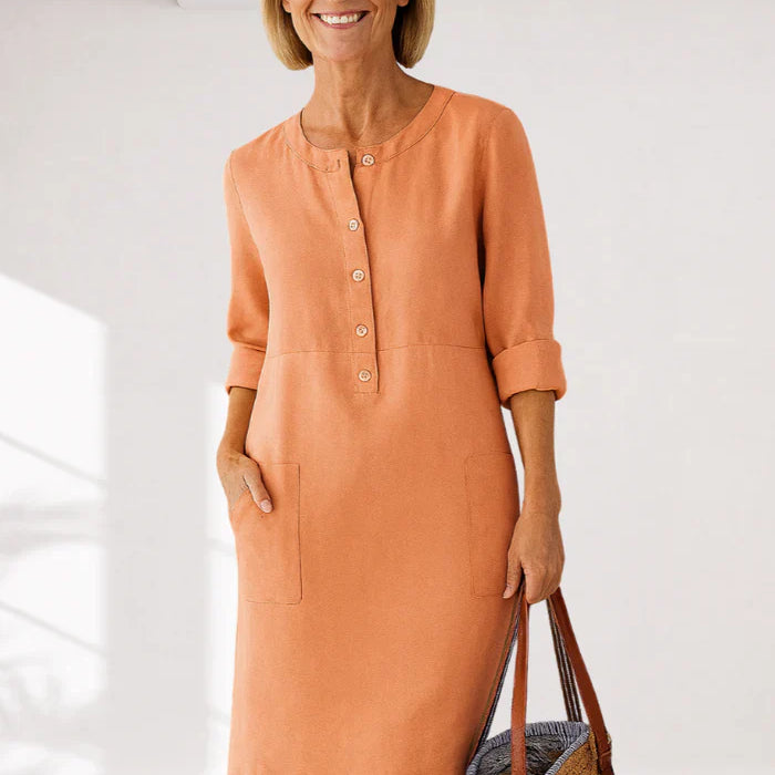 EVI | Lässiges Damenkleid mit lockerer Passform und zeitlosem Look für jeden Tag