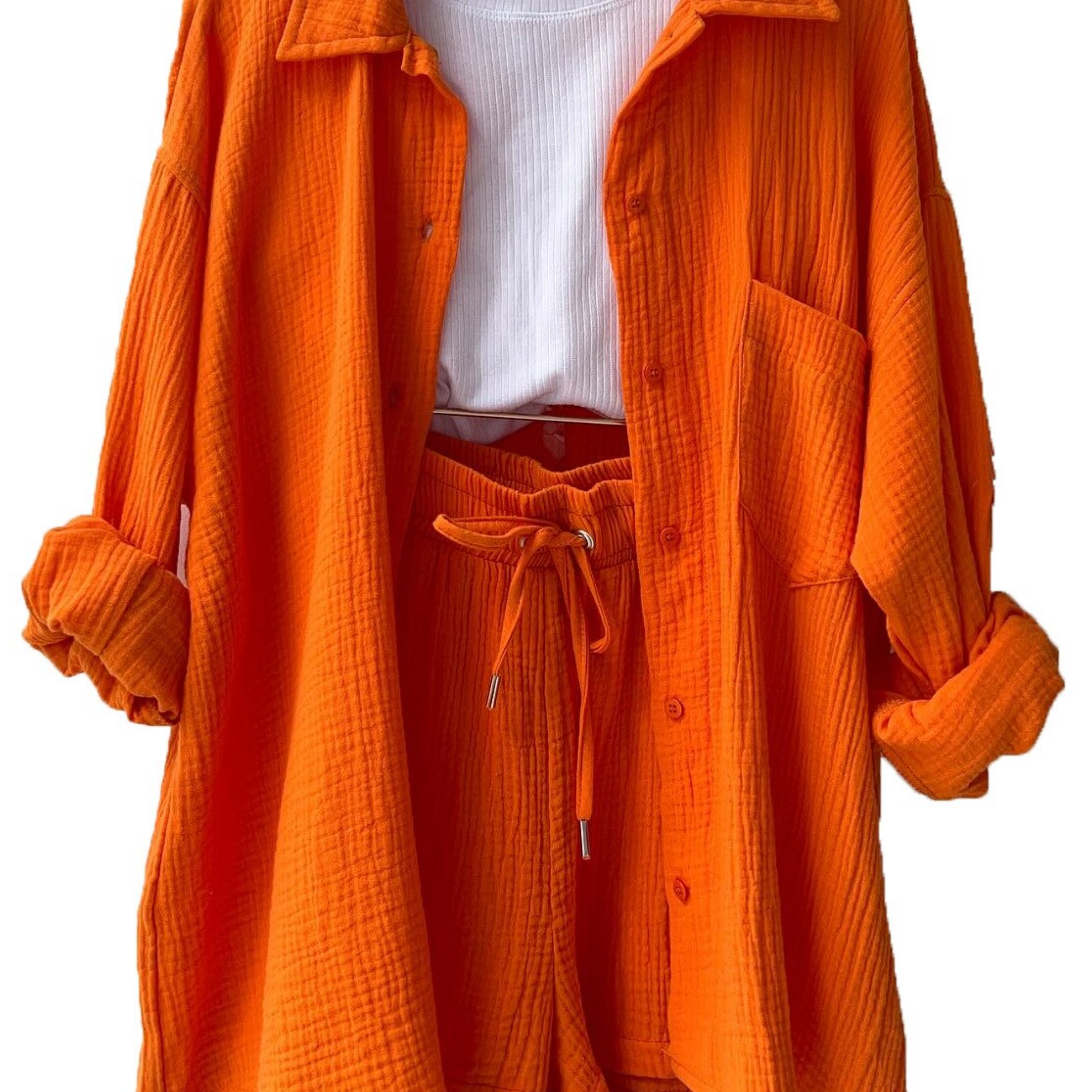 VICTORIA | ZWEITEILIGES HEMD-SHORTS-SET