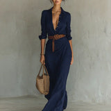 VICTORIA | Langes lässiges Kleid