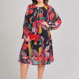 Florinda™ Elegantes Blumenkleid