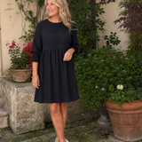 Corinne | Mini-Kleid mit langen Ärmeln und gerafften Manschetten