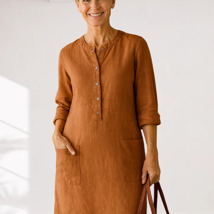 EVI | Lässiges Damenkleid mit lockerer Passform und zeitlosem Look für jeden Tag